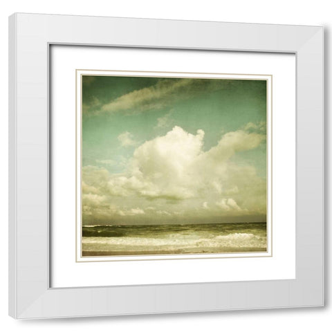 Why Dont Clouds Fall from the Sky White Modern Wood Framed Art Print with Double Matting by Suchocki, Irene