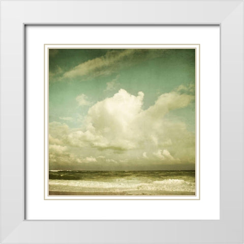 Why Dont Clouds Fall from the Sky White Modern Wood Framed Art Print with Double Matting by Suchocki, Irene