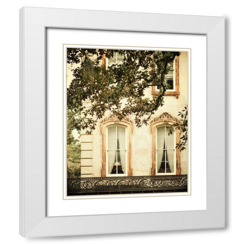 Savannah Charm I White Modern Wood Framed Art Print with Double Matting by Suchocki, Irene