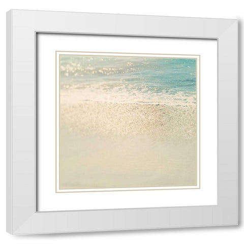 Del Mar White Modern Wood Framed Art Print with Double Matting by Soffia, Myan