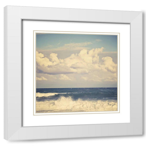 Out to Sea White Modern Wood Framed Art Print with Double Matting by Suchocki, Irene
