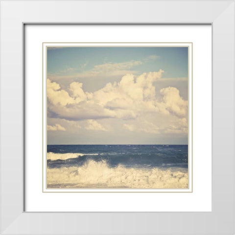 Out to Sea White Modern Wood Framed Art Print with Double Matting by Suchocki, Irene