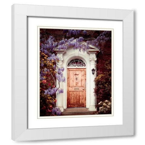 Dream Home White Modern Wood Framed Art Print with Double Matting by Suchocki, Irene