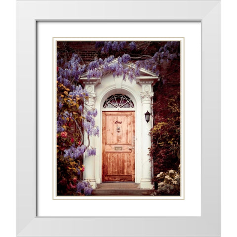 Dream Home White Modern Wood Framed Art Print with Double Matting by Suchocki, Irene