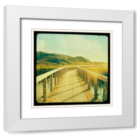Start Where You Are White Modern Wood Framed Art Print with Double Matting by Suchocki, Irene