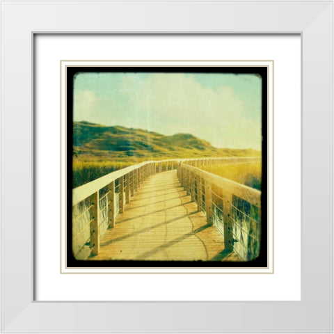Start Where You Are White Modern Wood Framed Art Print with Double Matting by Suchocki, Irene