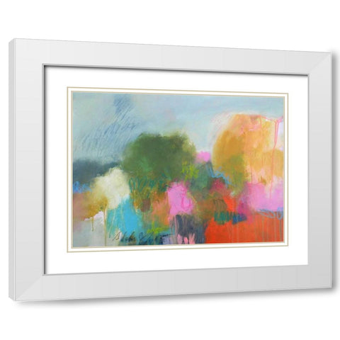 A Day at the Coast 0.2 White Modern Wood Framed Art Print with Double Matting by Schueler, Anna