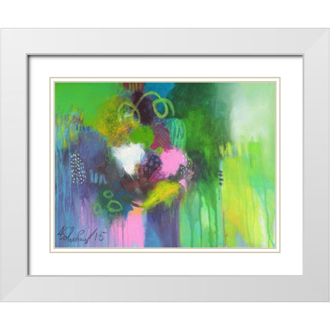 A Day at the Coast 0.6 White Modern Wood Framed Art Print with Double Matting by Schueler, Anna