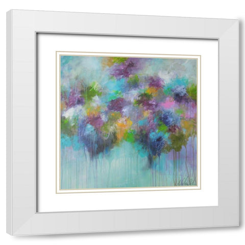 DonÃ¢â‚¬â„¢t Hold Back The Feeling White Modern Wood Framed Art Print with Double Matting by Schueler, Anna