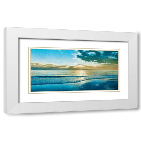 Amelia Island Dawn White Modern Wood Framed Art Print with Double Matting by Sullivan, Kent