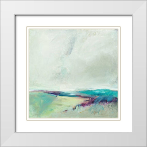 Crossing Spaces White Modern Wood Framed Art Print with Double Matting by Sheridan, Alice