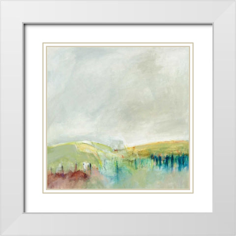 Marking Out the Morning White Modern Wood Framed Art Print with Double Matting by Sheridan, Alice