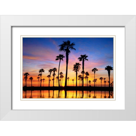 Prelude White Modern Wood Framed Art Print with Double Matting by Sie, Lee