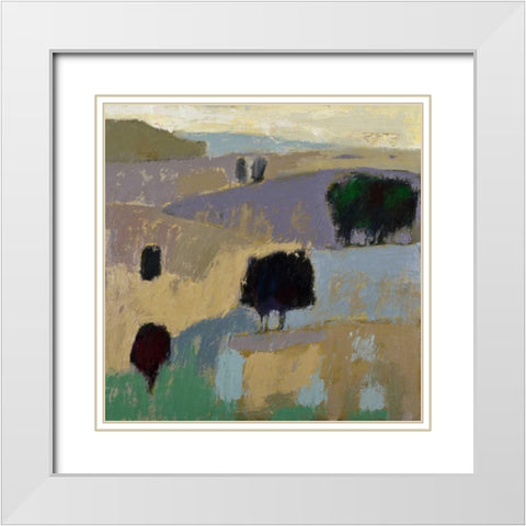 From What I Remember White Modern Wood Framed Art Print with Double Matting by Schmidt, Jane