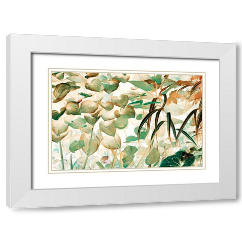 Autumn Fantasy White Modern Wood Framed Art Print with Double Matting by Stalus, Judy