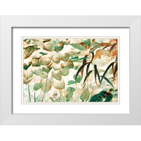 Autumn Fantasy White Modern Wood Framed Art Print with Double Matting by Stalus, Judy