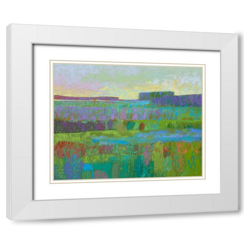 Whatever Suits You White Modern Wood Framed Art Print with Double Matting by Schmidt, Jane