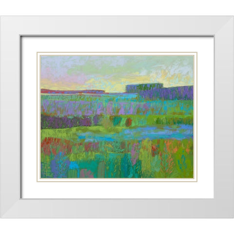 Whatever Suits You White Modern Wood Framed Art Print with Double Matting by Schmidt, Jane