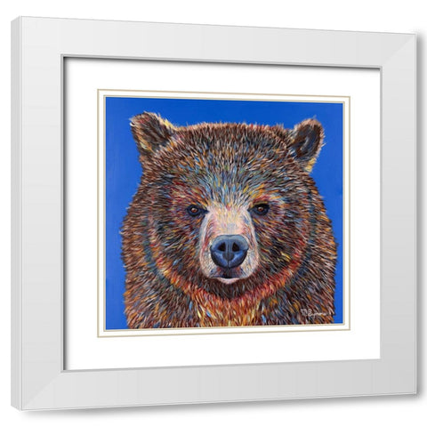 Gus White Modern Wood Framed Art Print with Double Matting by Symons, Melissa