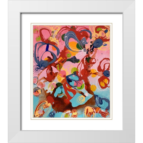My Kind of Luck White Modern Wood Framed Art Print with Double Matting by Siegmann, Sofie