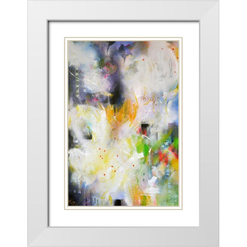 Donaâ‚¬â„¢t Forget Your Dreams No. 1 White Modern Wood Framed Art Print with Double Matting by Schubert, Bea Garding