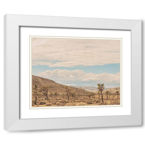 Untitled No. 10 White Modern Wood Framed Art Print with Double Matting by Soffia, Myan