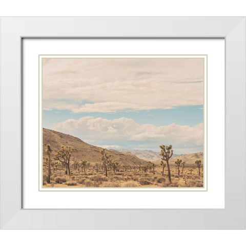 Untitled No. 10 White Modern Wood Framed Art Print with Double Matting by Soffia, Myan