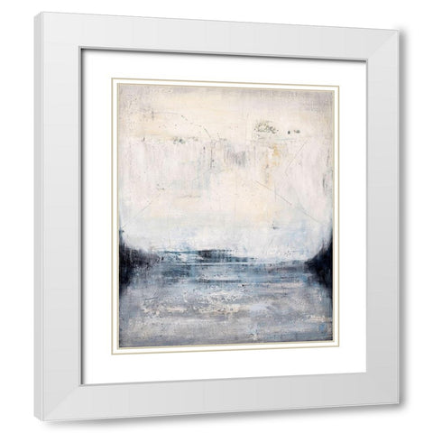Through The Mist White Modern Wood Framed Art Print with Double Matting by Smach, Radek