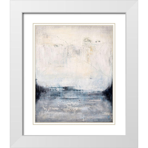 Through The Mist White Modern Wood Framed Art Print with Double Matting by Smach, Radek