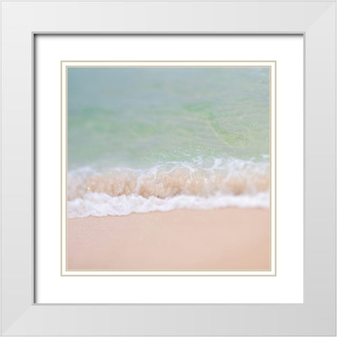 Whisper White Modern Wood Framed Art Print with Double Matting by Soffia, Myan