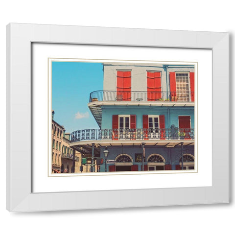 Two White Modern Wood Framed Art Print with Double Matting by Soffia, Myan