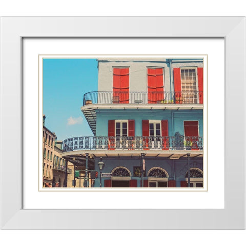 Two White Modern Wood Framed Art Print with Double Matting by Soffia, Myan