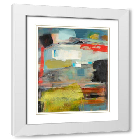 Grass White Modern Wood Framed Art Print with Double Matting by Schuerbeke, Deanna