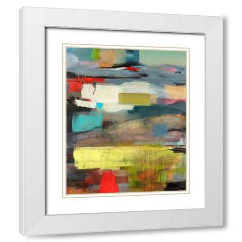 Water White Modern Wood Framed Art Print with Double Matting by Schuerbeke, Deanna