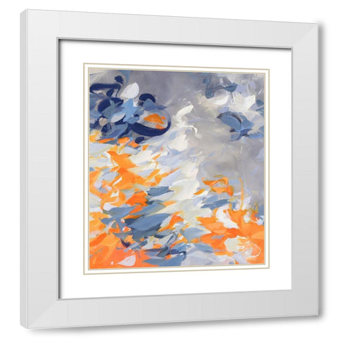 Expanding Quests White Modern Wood Framed Art Print with Double Matting by Schmitz, Cameron
