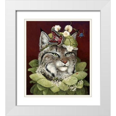 Forest Ruff White Modern Wood Framed Art Print with Double Matting by Schmitz, Carolyn