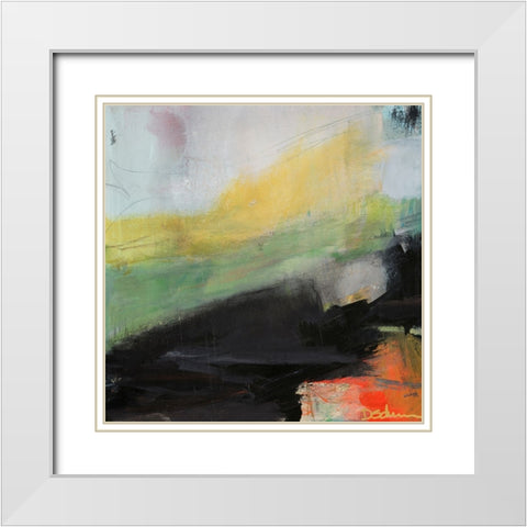 Misty Morning White Modern Wood Framed Art Print with Double Matting by Schuerbeke, Deanna