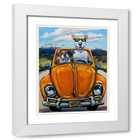Got Skills Will Travel White Modern Wood Framed Art Print with Double Matting by Townsend, Connie R.