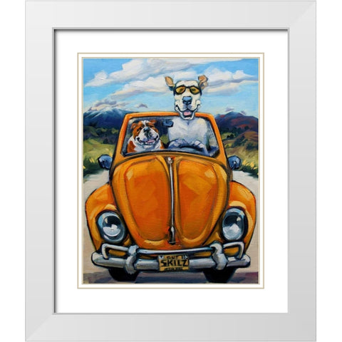 Got Skills Will Travel White Modern Wood Framed Art Print with Double Matting by Townsend, Connie R.