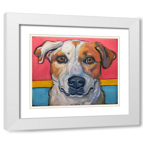 Mag 2017 White Modern Wood Framed Art Print with Double Matting by Townsend, CR