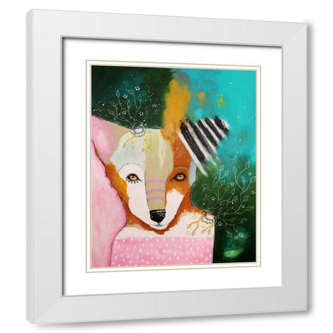 Live to Your Fullest Potential White Modern Wood Framed Art Print with Double Matting by The Secret Hermit