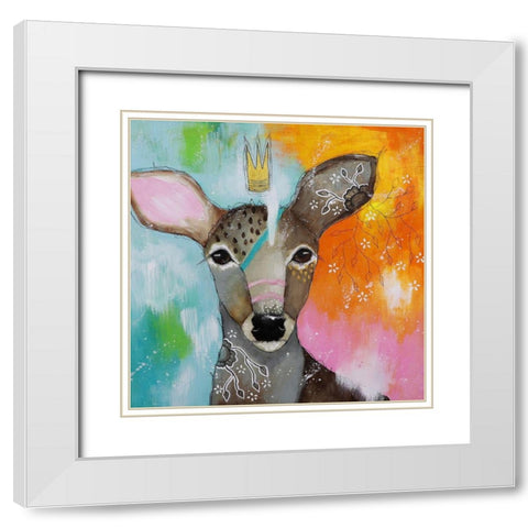 Lost in a Dream White Modern Wood Framed Art Print with Double Matting by The Secret Hermit