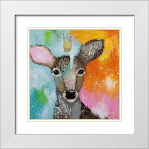 Lost in a Dream White Modern Wood Framed Art Print with Double Matting by The Secret Hermit