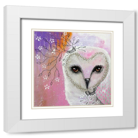 Of Pine and Poetry White Modern Wood Framed Art Print with Double Matting by The Secret Hermit