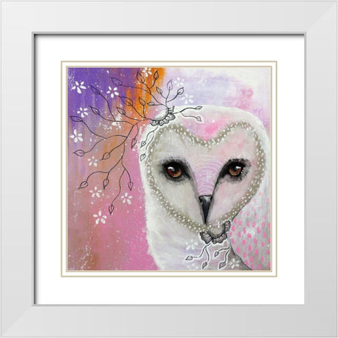 Of Pine and Poetry White Modern Wood Framed Art Print with Double Matting by The Secret Hermit