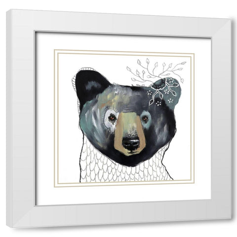 Peaceful Days White Modern Wood Framed Art Print with Double Matting by The Secret Hermit