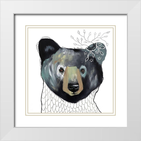 Peaceful Days White Modern Wood Framed Art Print with Double Matting by The Secret Hermit