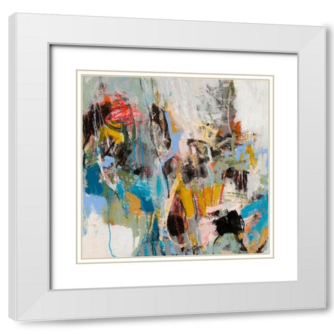 Adelaide White Modern Wood Framed Art Print with Double Matting by Tover, Jeffrey