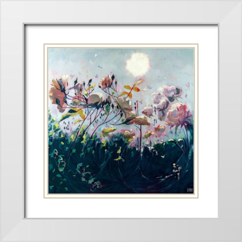 Underground Communication White Modern Wood Framed Art Print with Double Matting by Timmerman, Lisa