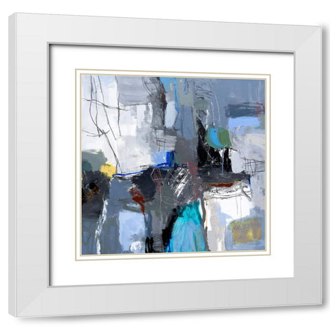 Madison White Modern Wood Framed Art Print with Double Matting by Tover, Jeffrey